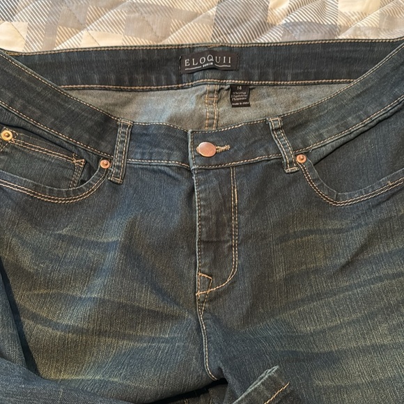 ELOQUOII size 14 stretch jeans. Like new condition. - Picture 2 of 3